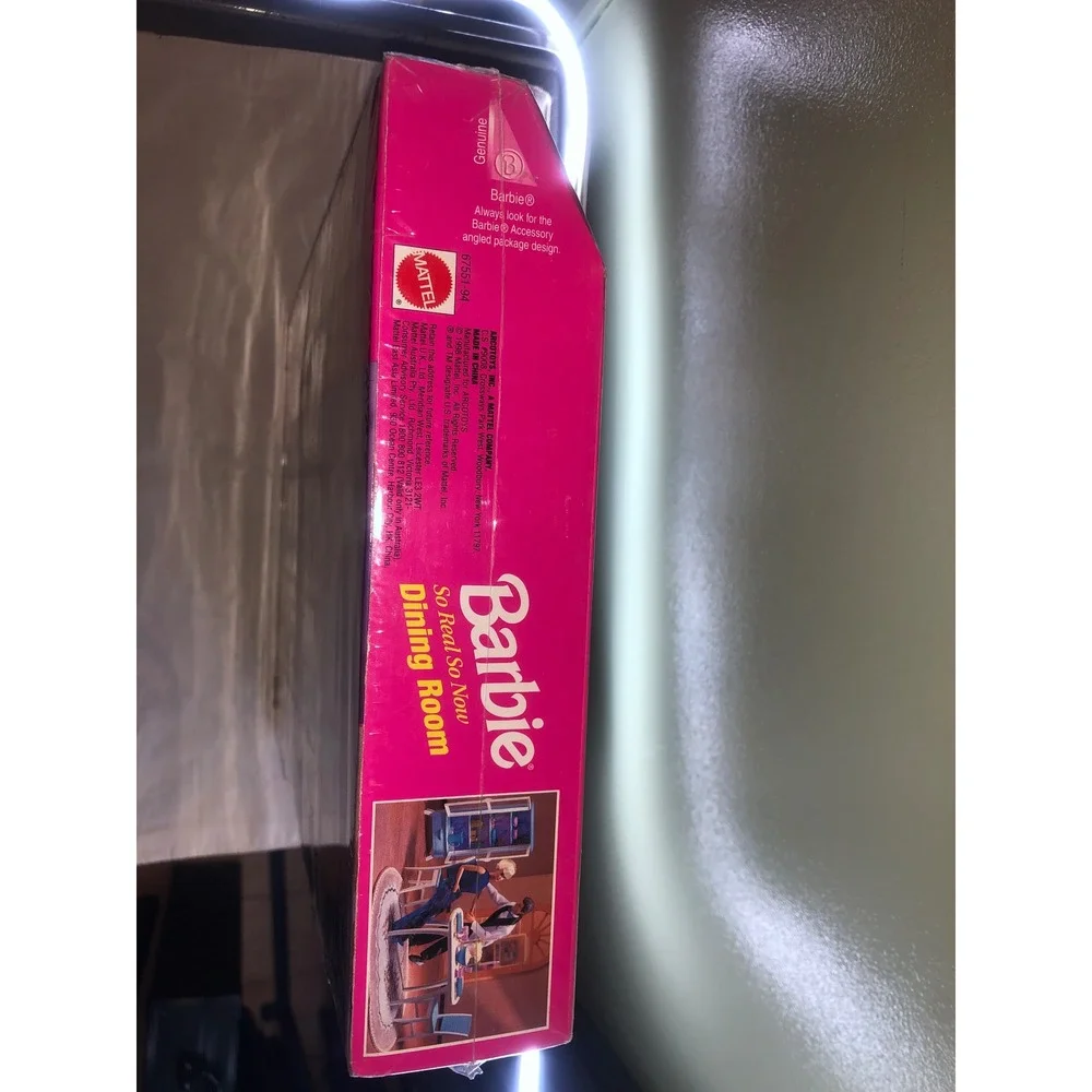 Vintage Barbie So Real So Now Dining Room Playset Mattel 67551-94 New In Box